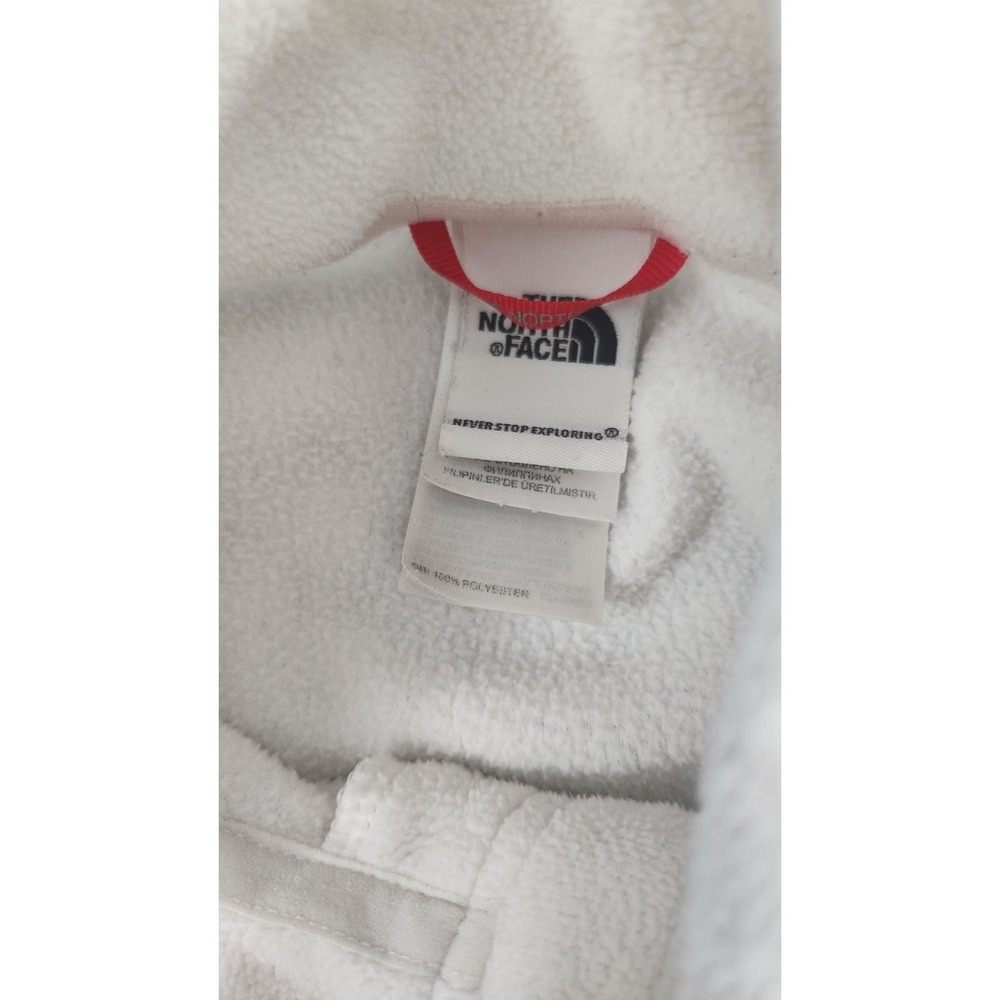 The North Face 1/4 Zip White Pullover Sweater Women's Size L - Picture 3 of 7